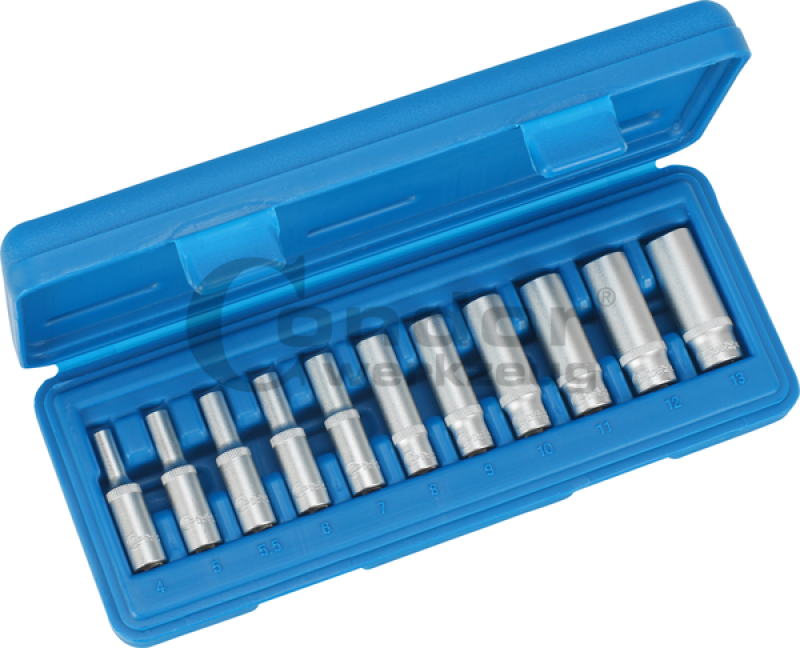 Steckschlüssel-Einsätze 1/4" (Tiefe Ausführung)